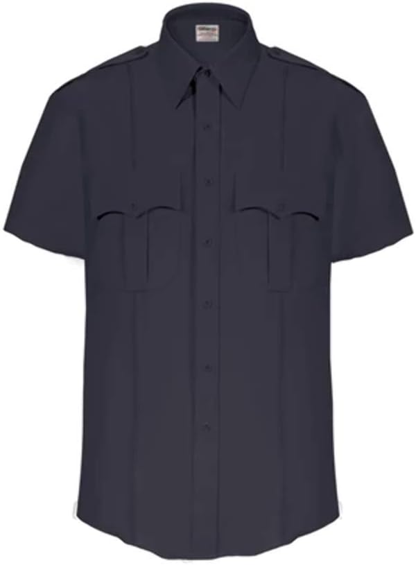 Elbeco TexTrop2 Zippered Short Sleeve Polyester Shirt - Men's