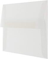 JAM PAPER Translucent Vellum Invitation Envelopes - Clear