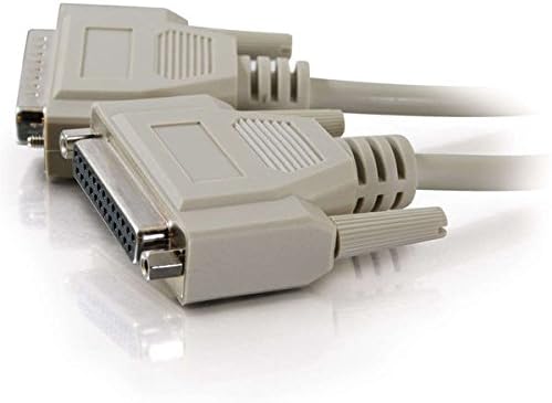 C2G/ Cables To Go C2G 02658 DB25 M/F Serial RS232 Extension Cable, Beige (15 Feet, 4.57 Meters)