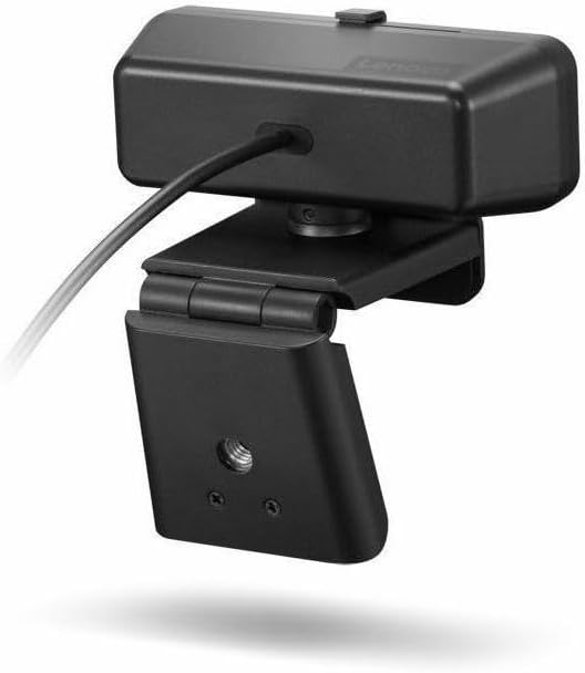 Lenovo Essential Webcam - 30 fps - Black - USB 2.0 Type A - Full HD - 1920 x 1080 Video - 85° Angle - Tripod Mount