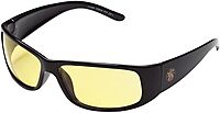 Smith & Wesson 3016314 Elite Safety Glasses Black Frame Amber Anti-Fog Lens