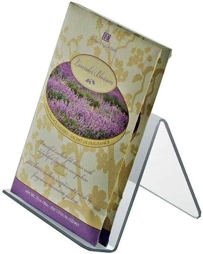 Azar Displays Acrylic Easel Displays, Clear, 10-Pack