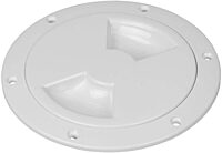 Sea-Dog Smooth Quarter Turn Deck Plate - White - 5"