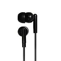 Hamilton Buhl Silicone Ear Buds - Stereo - Mini-phone (3.5mm) - Wired - Binaural - In-ear - 4 ft Cable - Black