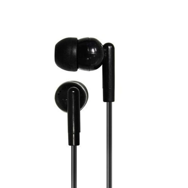 Hamilton Buhl Silicone Ear Buds - Stereo - Mini-phone (3.5mm) - Wired - Binaural - In-ear - 4 ft Cable - Black