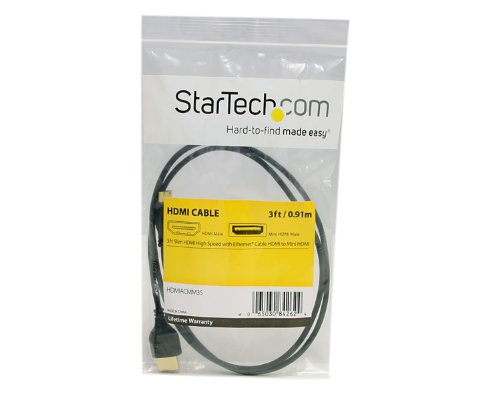 StarTech.com High Speed Mini HDMI (Type-C) to HDMI (Type-A) Cable with Ethernet