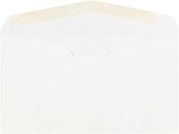 JAM PAPER #6 3/4 Business Booklet Envelopes - 3 5/8 x 6 1/2 - White - 25/pack