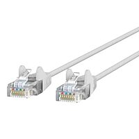 Belkin 1ft CAT6 Ethernet Patch Cable Snagless, RJ45, M/M - Gray - 1 ft Category 6 Network Cable - CE001B01S