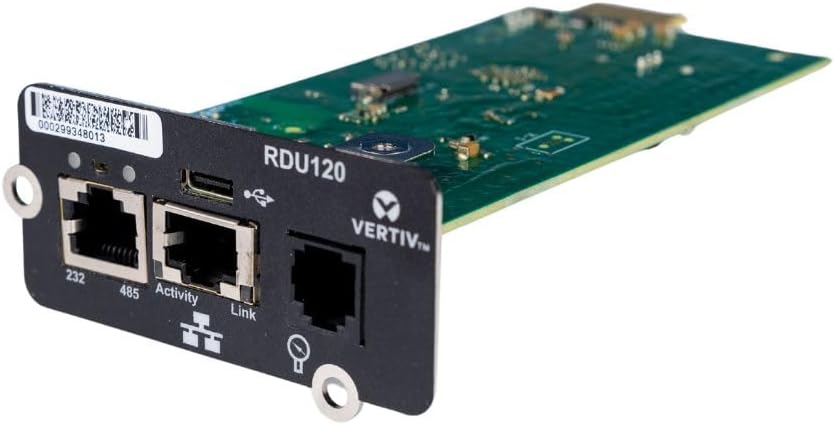 Vertiv Liebert IntelliSlot RDU120 - Network Card, Remote Monitoring Adapter, RS-485, USB Port
