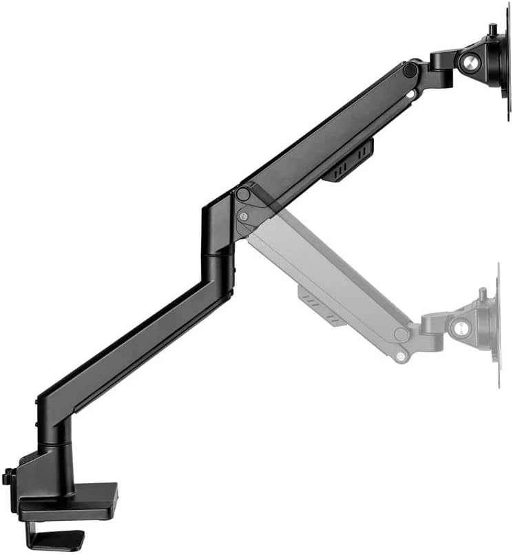 Monoprice Low Profile Single Monitor Gas Spring Desk Mount - Up to 32in/19.8 lbs Screens