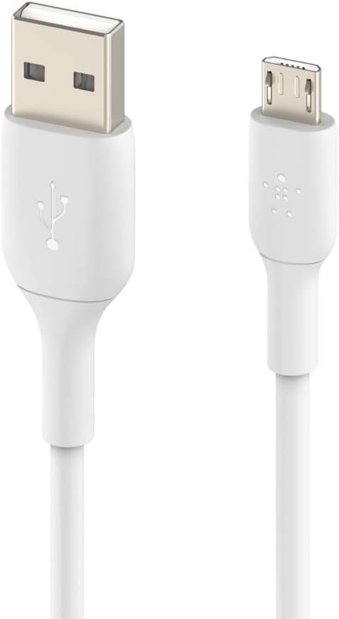 Belkin CAB005bt1MWH 3.3-Foot BOOSTCHARGE USB-A to Micro-B (White)