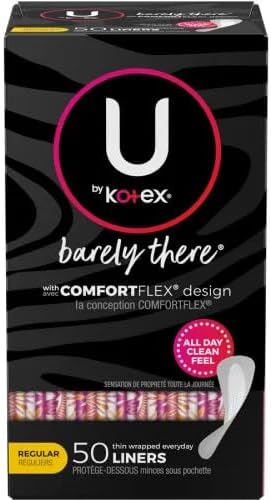 U by Kotex Barely There Thin Lines - 50 ct, Pack of 3