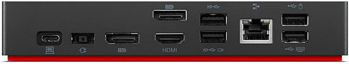 Lenovo ThinkPad Universal USB-C Smart Dock - for Notebook/Desktop PC - 96 W - USB Type C - 4K - 3840x 2160 - 40B20135US