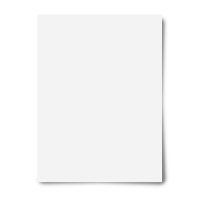 Office Depot Poster Boards, 11in. x 14in., White, Pack Of 5, 25301