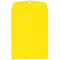 JAM Paper Open-End 9 x 12 Colored Catalog Envelopes with Clasp Closure