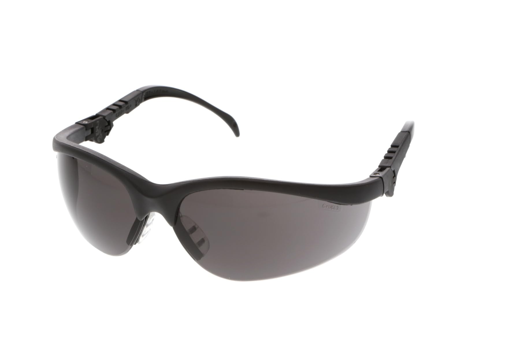 MCR Safety Glasses KD312 Gray lenses with UV Protection and Scratch Resistant Coating, 1 Pair Gray 1 Count (Pack of 1)