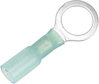 Pacer 16-14 AWG Heat Shrink Ring Terminal - 3/8" Stud Size - 100 Pack