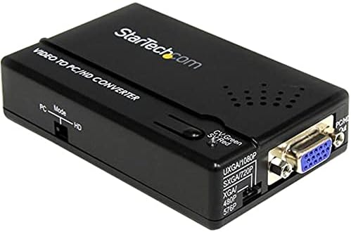 StarTech.com Composite and S-Video to VGA Video Scan Converter - composite to VGA - scan Converter - s-Video to VGA