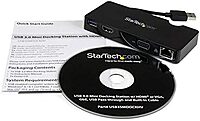 StarTech.com USB 3.0 to HDMI Adapter/Dock with USB 3.0 Pass-Through