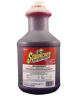 Sqwincher Liquid Concentrate, Cherry, 64 fl oz (Pack of 6)