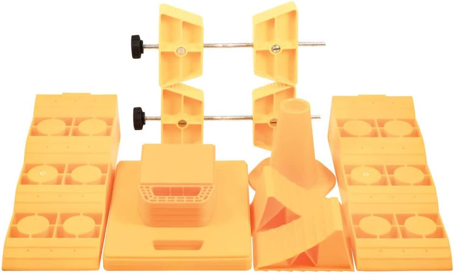 Camco Big Bag Stabilization Kit - Includes facilities to level and stabilize Your RV