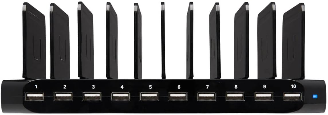 TRIPP LITE USB Charging Station with Storage and Adjustable Brackets