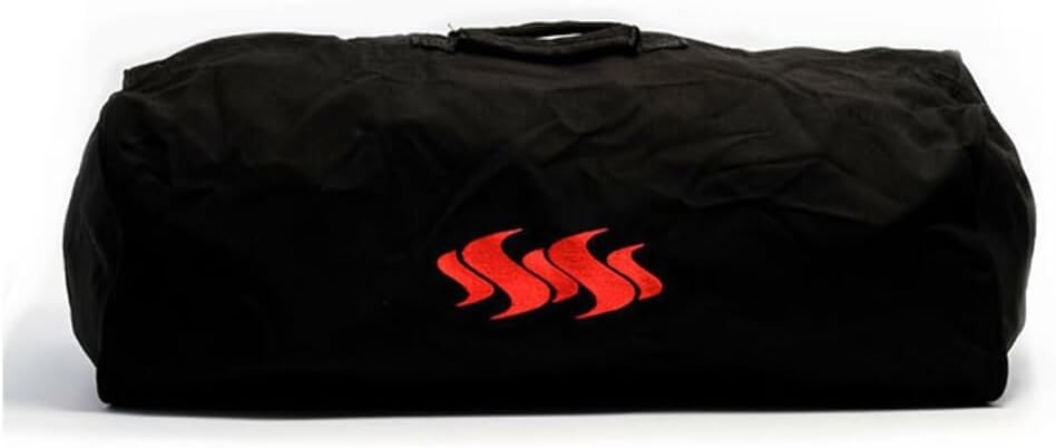 Camco Kuuma Black Portable Grill Cover | Safely Protects Kuuma Grills from Outdoor Elements | For Use on Mounted Kuuma