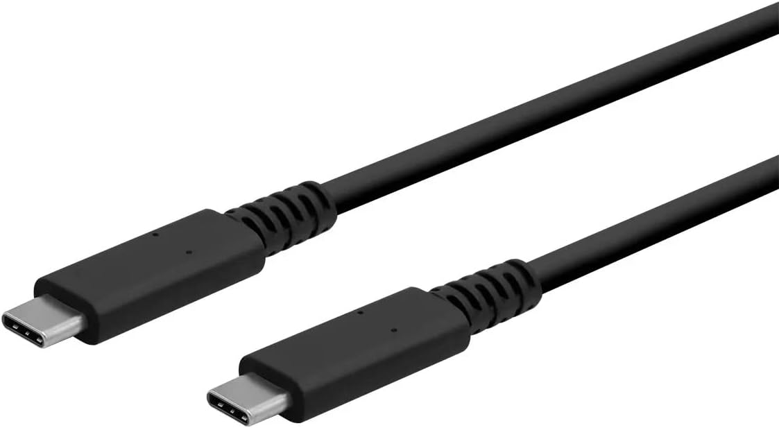 Monoprice USB4 Type-C Gen 3x2 Cable - 40Gbps, 100 Watts PD, Compatible with All Thunderbolt 3, USB 3.0 and 2.0