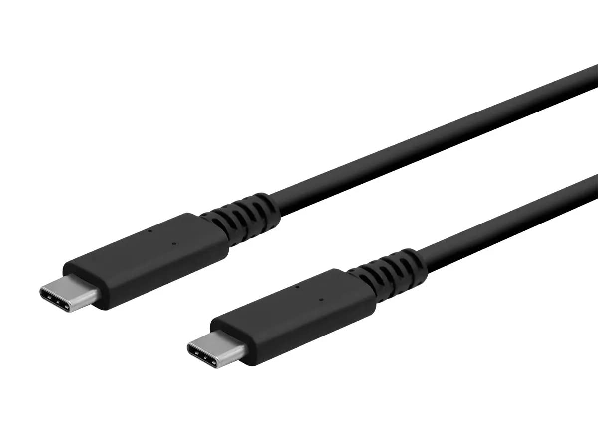 Monoprice USB4 Type-C Gen 3x2 Cable - 40Gbps, 100 Watts PD, Compatible with All Thunderbolt 3, USB 3.0 and 2.0