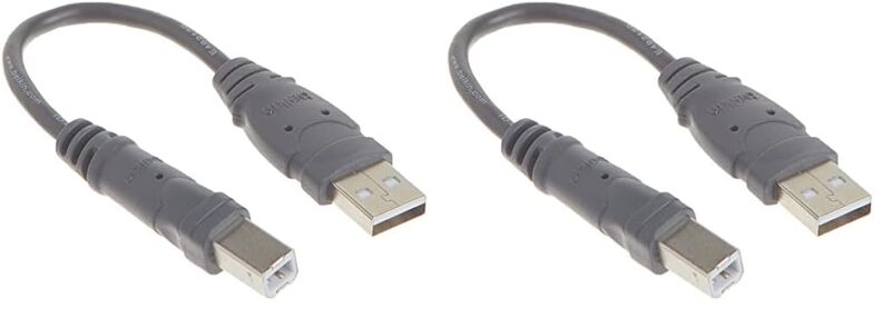 Belkin Pro Series USB 2.0 A/B Device Cable, 6 in, Black