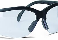 Walker's Sport High-Grade Polycarbonate Lenses Half Frame Soft Rubber Nose Piece Adjustable Safety Shooting Glasses