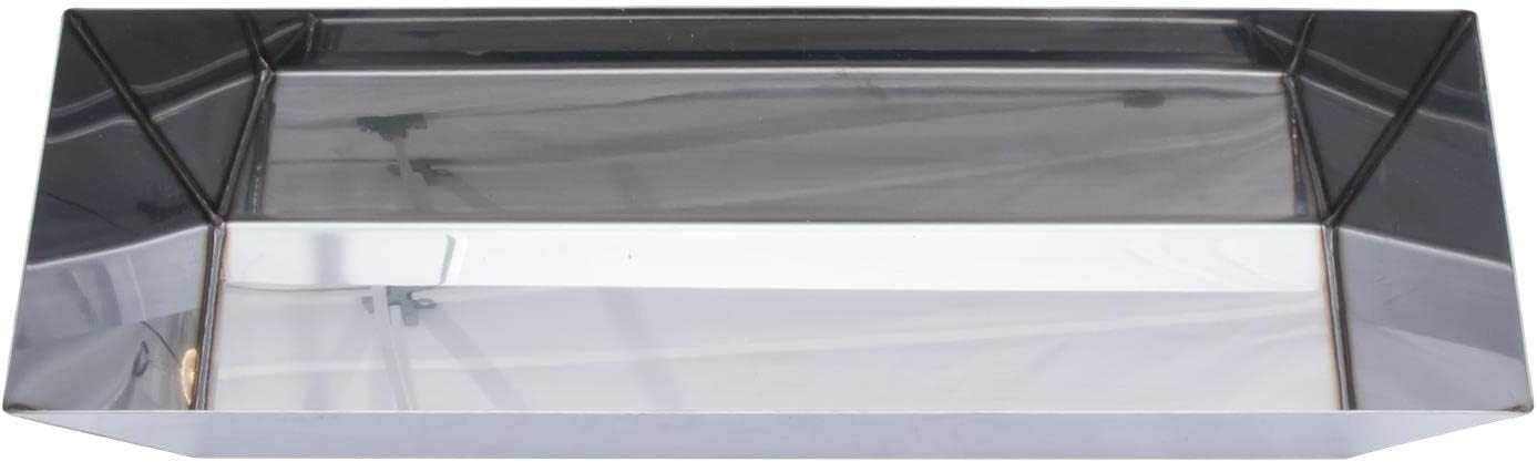 MARSHALLTOWN Heli-Arc Mud Pans, 12 Inch, Heavy Gauge Stainless Steel, Heli-Arc Welded Corners, Sheared Sides to Clean Knives