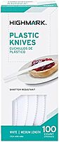 Highmark Medium-Length Polystyrene Knives, Pack Of 100, 11593