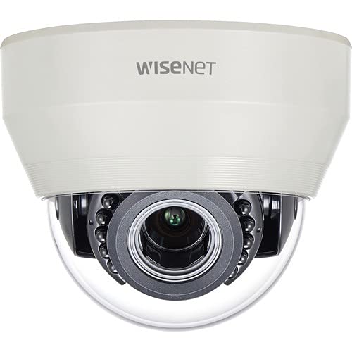 Wisenet SCD-6085R 2 Megapixel Surveillance Camera - Dome - 65.62 ft - 1920 x 1080-3.20 mm Varifocal Lens - 3.1x Optical