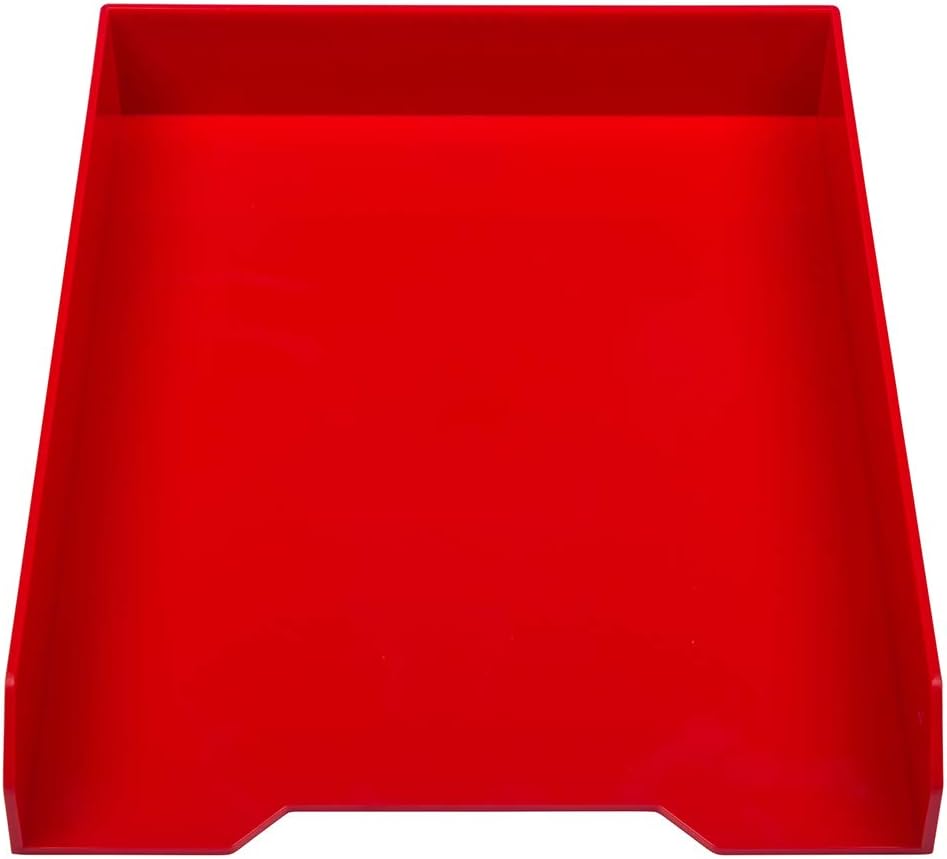JAM PAPER Stackable Paper Tray - Desktop Document & File Organizer