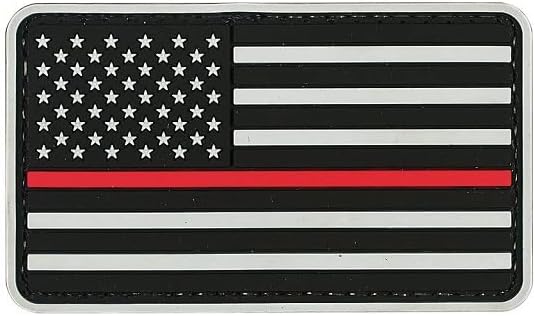 VooDoo Tactical 07-0908000000 American Flag Red Linerubber Patch