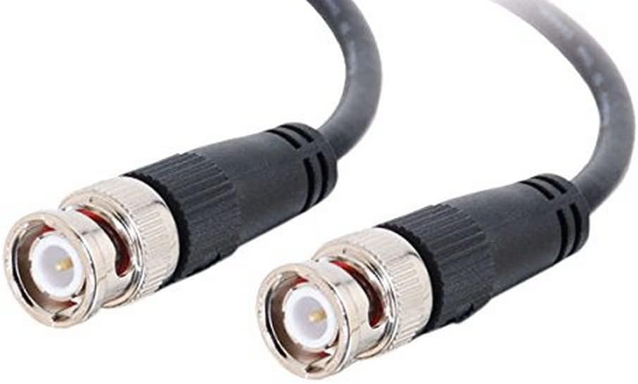 C2G 03186 RG58 BNC Thinnet Coax Cable, Black (15 Feet, 4.57 Meters)