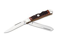 BÖKER Traditional Series 2.0 Trapper – Dual-Blade Slip-Joint Pocket Knife, Made in Solingen Germany