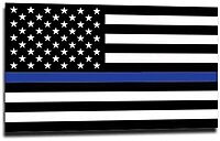 Thin Line Tactical Thin Blue Line Vinyl Sticker Decal