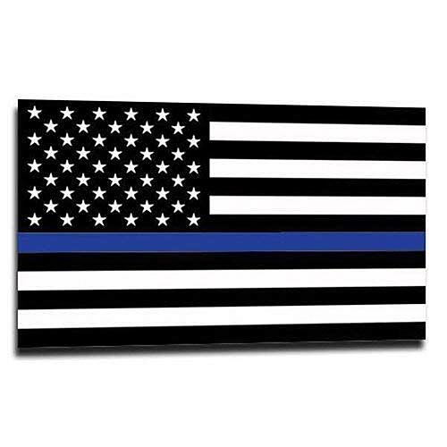 Thin Line Tactical Thin Blue Line Vinyl Sticker Decal