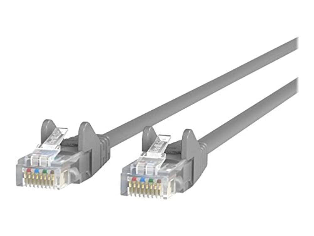 Belkin CAT5e Ethernet Patch Cable Snagless, RJ45, M/M - Patch cable - RJ-45 (M) to RJ-45 (M) - 33 ft - UTP - CAT 5e - molded