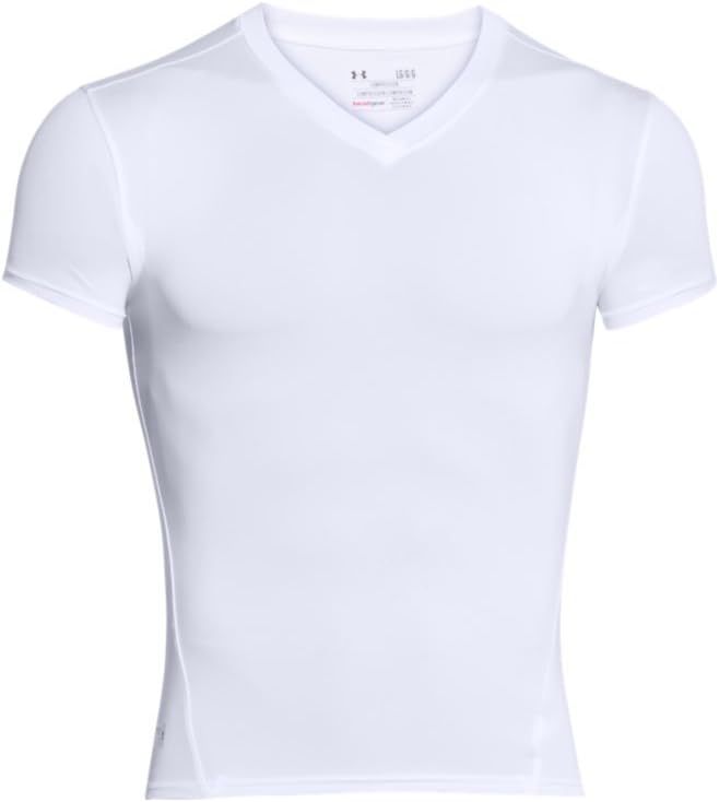 UNDER ARMOUR Men's HeatGear Tactical V-neck Compression Short-sleeve T-shirt