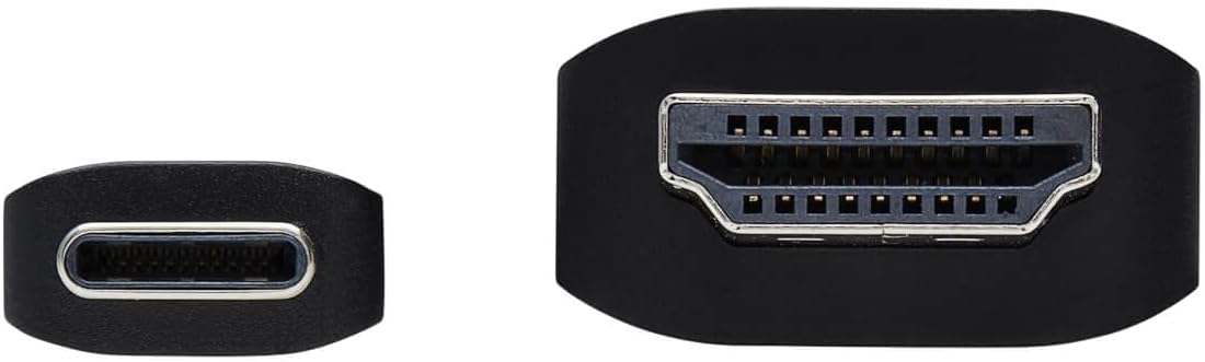 Tripp Lite USB-C to HDMI Adapter Cable, Thunderbolt 3 Compatible Cable Adapter USB C to HDMI, 4K 60 Hz, HDR, HDCP 2.2