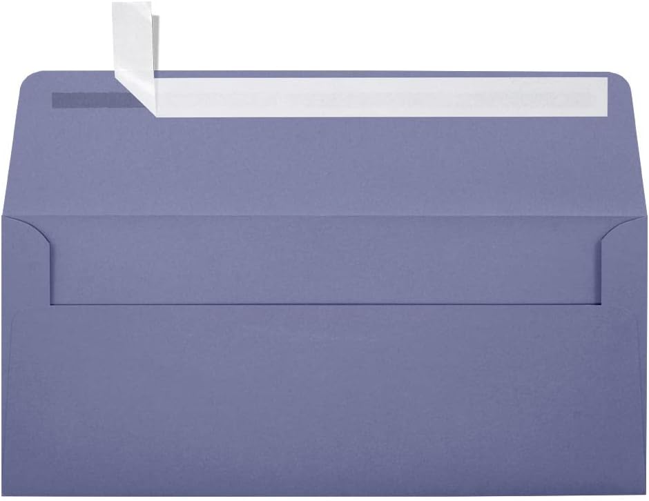 JAM PAPER Premium Dark Purple Invitation Envelopes - 25/Pack