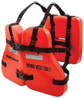 KENT Life Jacket One Size Orange - Work Vest, 17.5 lb Buoyancy