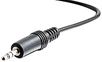 C2G Legrand 3.5MM Stereo Audio Cables, 3.5MM Male to Male Cord, Black Audio Cable with In-Wall - Count, C2G 40413