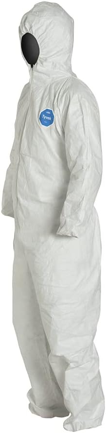 DuPont Tyvek 400 TY127S Disposable Protective Coverall with Respirator-Fit Hood