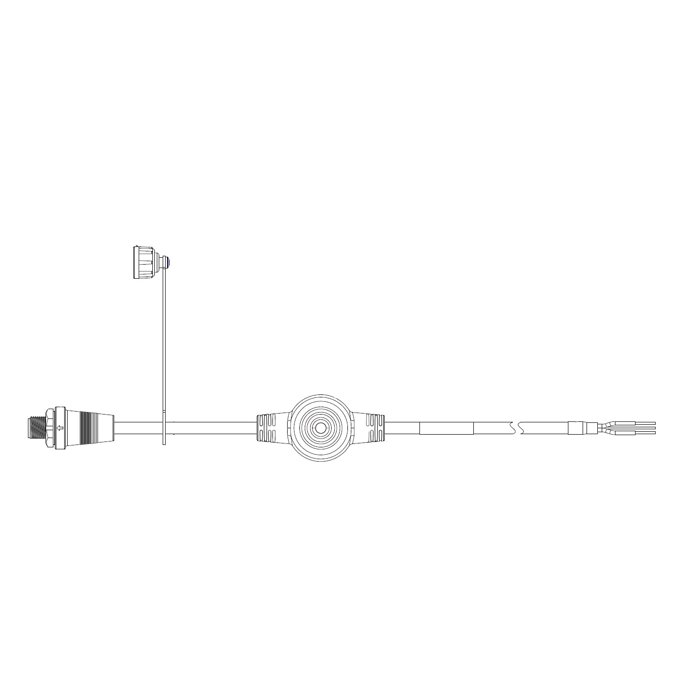 Humminbird 720120-1 MEGA 360 PC - MEGA 360 Power Cable