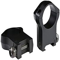 WARNE 7217M Mountain Tech Scope Mounts, 7075/T6 Aluminium, Fits Picatinny Rails, 30mm Scope Rings, Ultra High Matte