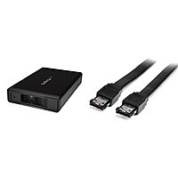 StarTech.com 3.5" External Hard Drive Enclosure with eSATA Cable USB 3.0 / eSATA (Trayless) Hard Drive Enclosure+ Electronic